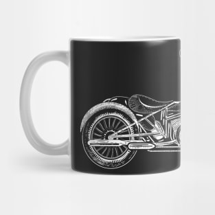 drawn motorcycle Mug